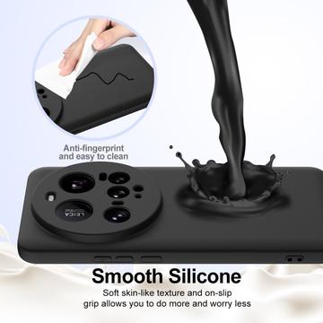 Xiaomi 15 Ultra Liquid Silikone Cover - MagSafe Kompatibel - Sort