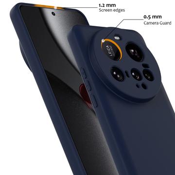 Xiaomi 15 Ultra Liquid Silikone Cover - MagSafe Kompatibel - Mørkeblå