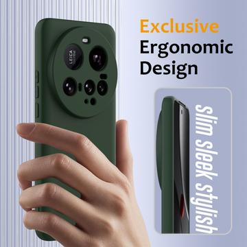 Xiaomi 15 Ultra Liquid Silikone Cover - MagSafe Kompatibel - Mørkegrøn