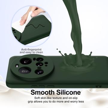 Xiaomi 15 Ultra Liquid Silikone Cover - MagSafe Kompatibel - Mørkegrøn