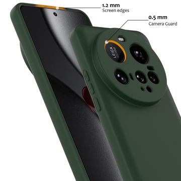 Xiaomi 15 Ultra Liquid Silikone Cover - MagSafe Kompatibel - Mørkegrøn