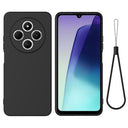 Xiaomi 15 Ultra Flydende silikone cover med håndrem - sort