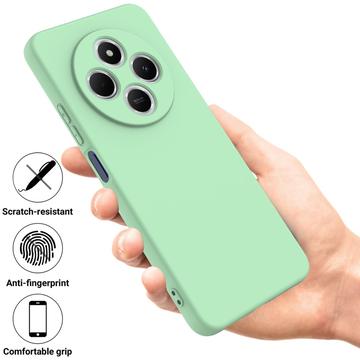 Xiaomi 15 Ultra Flydende silikone cover med håndrem - grøn