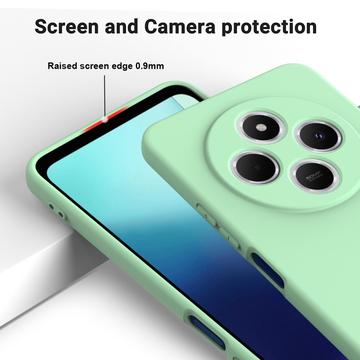 Xiaomi 15 Ultra Flydende silikone cover med håndrem - grøn