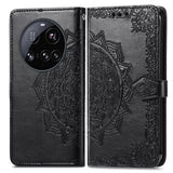 Xiaomi 15 Ultra Mandala Series Etui med Pung - Sort