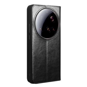Xiaomi 15 Ultra Qialino Classic Læderpung - Sort