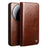 Xiaomi 15 Ultra Qialino Classic Læderpung - Mørkebrun