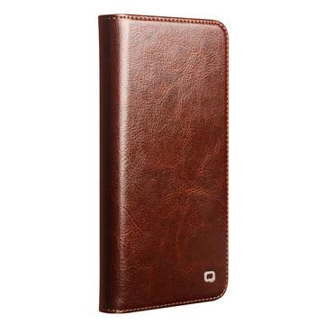 Xiaomi 15 Ultra Qialino Classic Læderpung - Mørkebrun