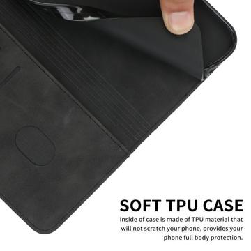 Xiaomi 15 Ultra Rombe Mønster Pung Cover med magnetisk lukning - Sort