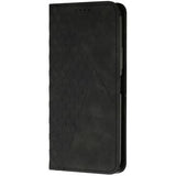 Xiaomi 15 Ultra Rombe Mønster Pung Cover med magnetisk lukning - Sort