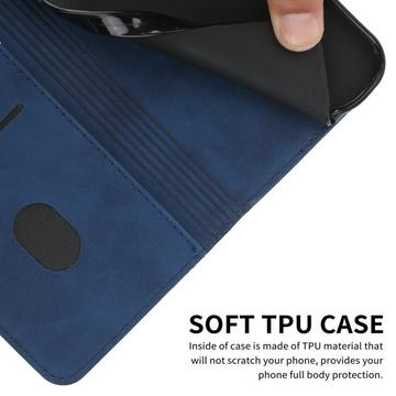Xiaomi 15 Ultra Rombe Mønster Pung Cover med magnetisk lukning - Blå
