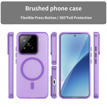 Xiaomi 15 UltraGuard Matte MagSafe Cover - Mørk lilla
