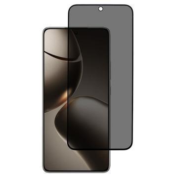 Xiaomi 15T/15T Pro Privacy Full Cover Skærmbeskytter Hærdet Glas - Sort Kant