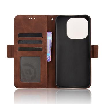 Xiaomi 15T Kortholder Pung Etui - Brun