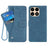 Xiaomi 15T Elegant retro-pungetui med roterende kortholder - Blå