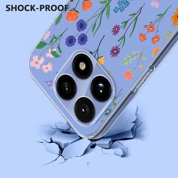 Xiaomi 15T TPU-cover med blomstermønster - tusindfryd