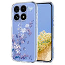 Xiaomi 15T TPU-cover med blomstermønster - Lilla