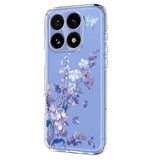 Xiaomi 15T TPU-cover med blomstermønster - Lilla