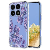 Xiaomi 15T TPU-cover med blomstermønster - Blåregn