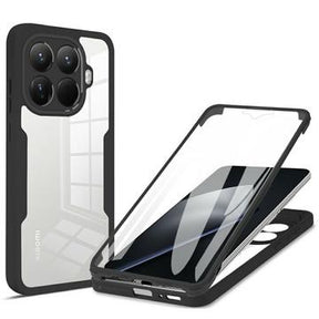 Xiaomi 15T Pro 360 Beskyttelse Cover - Sort / Klar