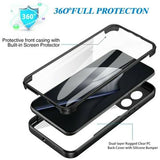 Xiaomi 15T Pro 360 Beskyttelse Cover - Sort / Klar