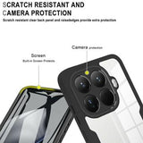 Xiaomi 15T Pro 360 Beskyttelse Cover - Sort / Klar
