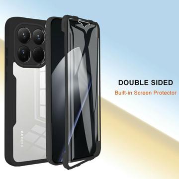 Xiaomi 15T Pro 360 Beskyttelse Cover - Sort / Klar