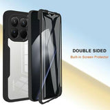 Xiaomi 15T Pro 360 Beskyttelse Cover - Sort / Klar