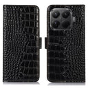 Xiaomi 15T Pro Crocodile Series Læderpung med RFID - Sort