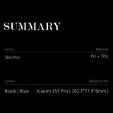 Xiaomi 15T Pro Dux Ducis Skin Pro Flip Cover - Blå