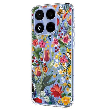 Xiaomi 15T Pro TPU-cover med blomstermønster - Liljer