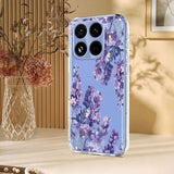 Xiaomi 15T Pro TPU-cover med blomstermønster - Blåregn