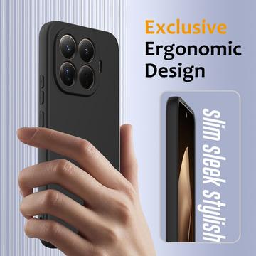 Xiaomi 15T Pro Liquid Silikone Cover - MagSafe Kompatibel - Sort