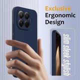 Xiaomi 15T Pro Liquid Silikone Cover - MagSafe Kompatibel - Mørkeblå
