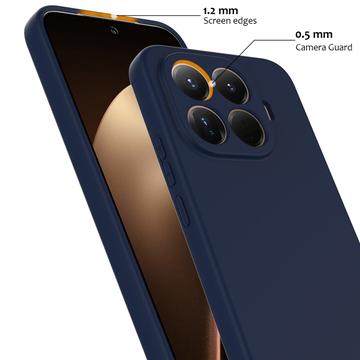 Xiaomi 15T Pro Liquid Silikone Cover - MagSafe Kompatibel - Mørkeblå