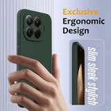 Xiaomi 15T Pro Liquid Silikone Cover - MagSafe Kompatibel - Mørkegrøn