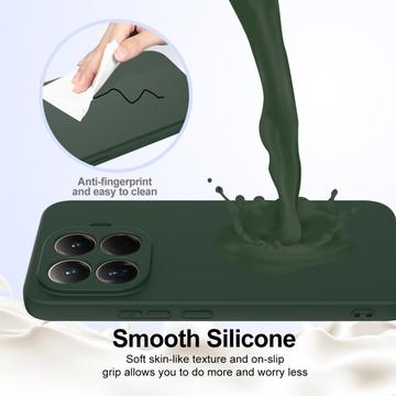 Xiaomi 15T Pro Liquid Silikone Cover - MagSafe Kompatibel - Mørkegrøn