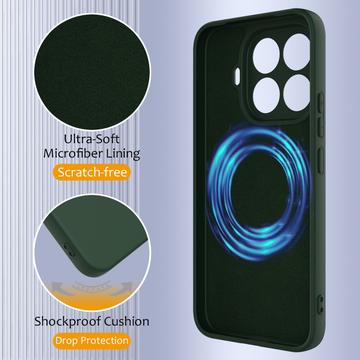 Xiaomi 15T Pro Liquid Silikone Cover - MagSafe Kompatibel - Mørkegrøn
