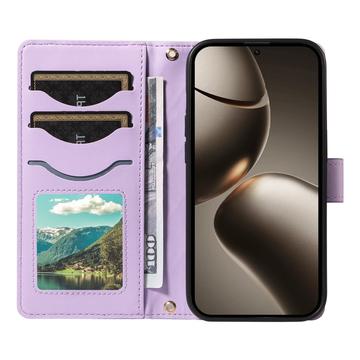 Xiaomi 15T Pro Luksus Vatteret Pung - Lilla
