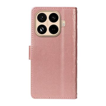 Xiaomi 15T Pro Luksus Vatteret Pung - Rødguld