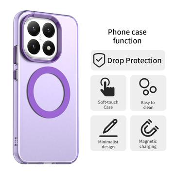 Xiaomi 15T UltraGuard Matte MagSafe Cover - mørk lilla
