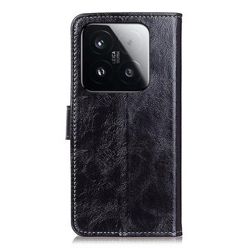 Xiaomi 15T Pung Etui med Stativ - sort