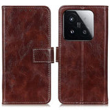 Xiaomi 15T Pung Etui med Stativ - Brun