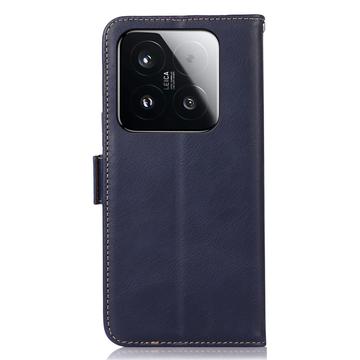 Xiaomi 15T Læderpung med RFID - Blå