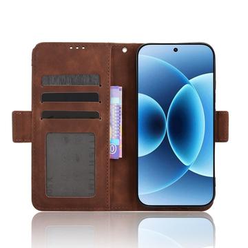Xiaomi 17 Kortholder Pung Etui - Brun