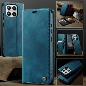 Xiaomi 17 Caseme 033 Pung Etui med Kalvemønster og RFID-blokering - Grøn