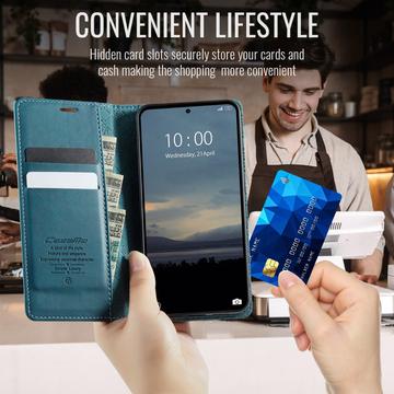 Xiaomi 17 Caseme 033 Pung Etui med Kalvemønster og RFID-blokering - Grøn
