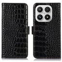 Xiaomi 17 Crocodile Series Læderpung med RFID - Sort