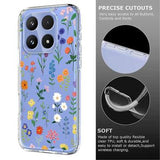 Xiaomi 17 TPU-cover med blomstermønster - tusindfryd