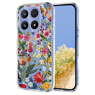 Xiaomi 17 TPU-cover med blomstermønster - Liljer